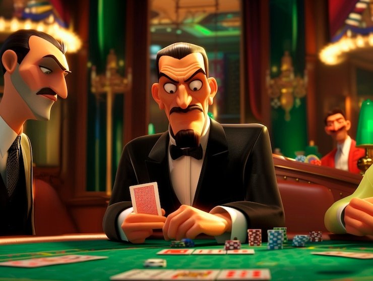 Live dealer managing Dragon Tiger card placement in real-time studio